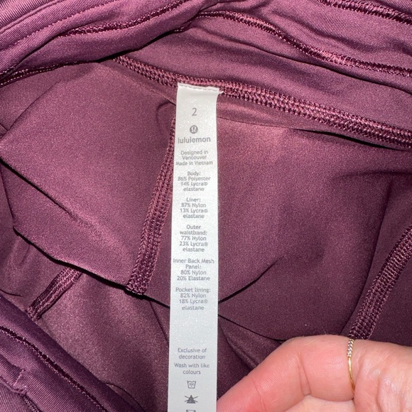 Lululemon Play Off The Pleats Skirt | Cassis - Picture 8 of 8